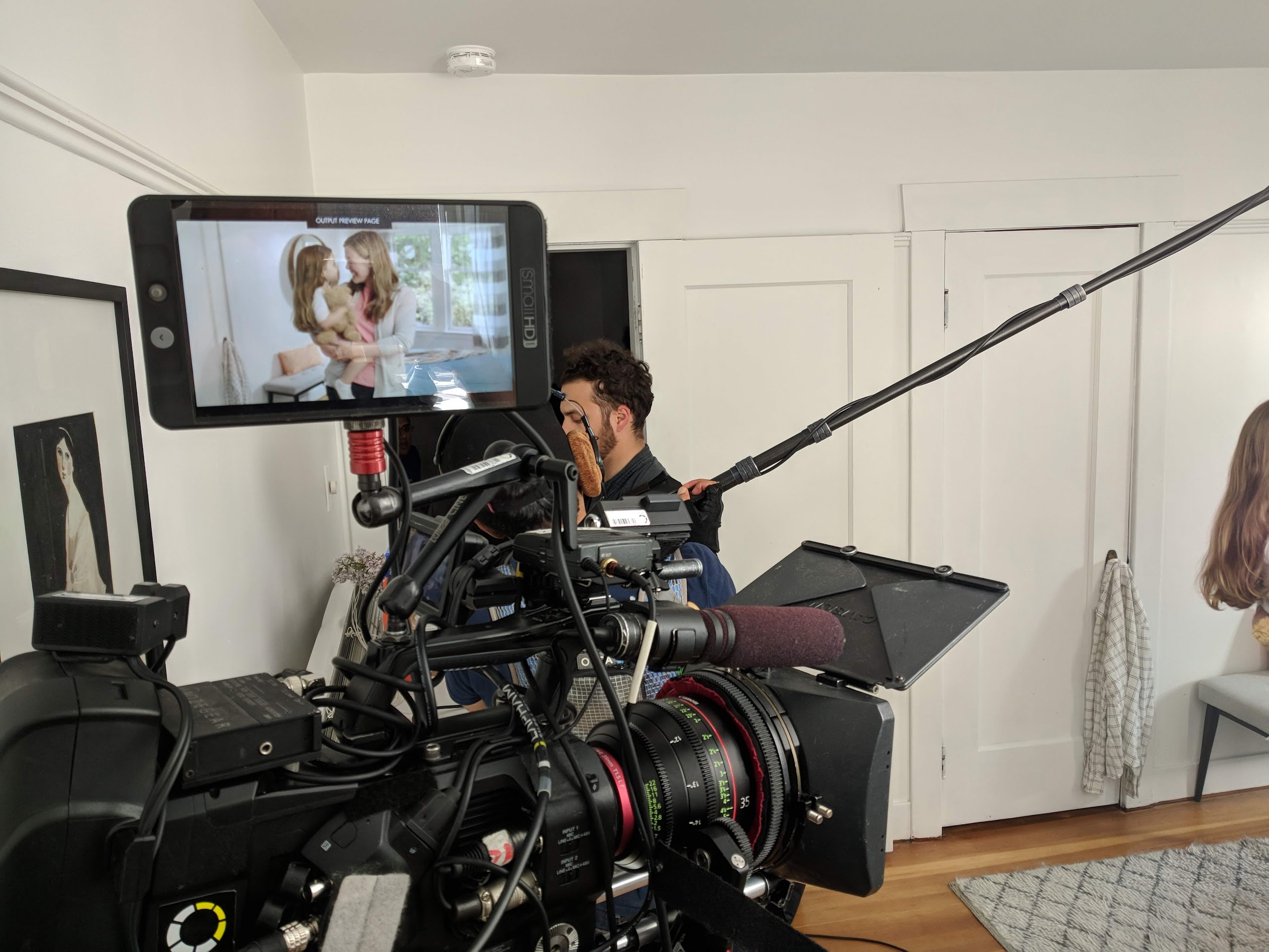 Behind the scenes additional